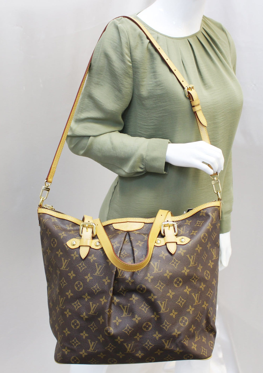 LOUIS VUITTON  Handbag Monogram Palermo GM Tote Shoulder Bag