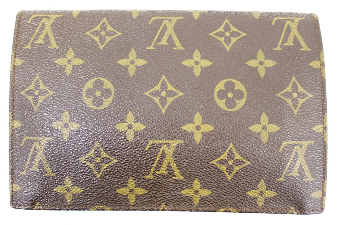 LOUIS VUITTON  Monogram Canvas Pochette Rabat Clutch