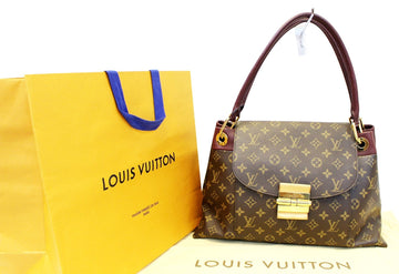 LOUIS VUITTON  Aurore Monogram Canvas Olympe Satchel  Bag