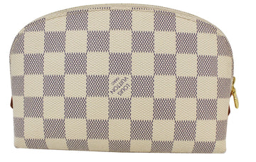 LOUIS VUITTON Damier Azur Canvas Cosmetic Pouch