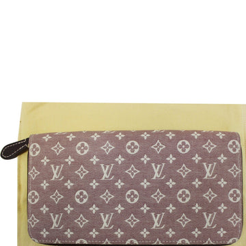 LOUIS VUITTON Mini Lin Ebene Monogram Zippy Wallet