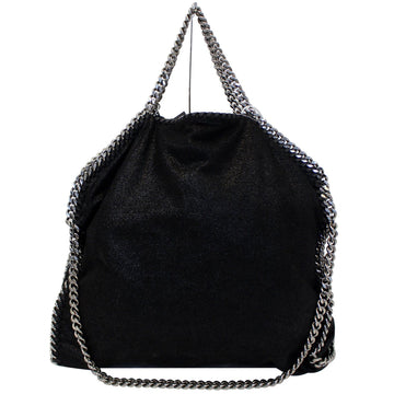 Stella Mccartney Falabella Faux Leather Chain Shoulder Bag Black