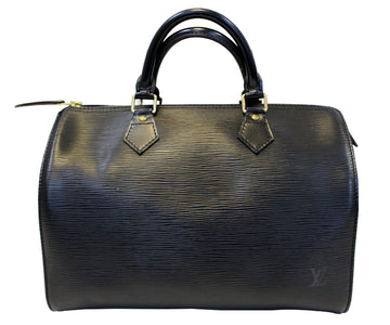 LOUIS VUITTON  handbag Epi Leather Black Speedy 30 Satchel