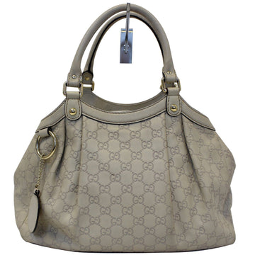 Gucci Sukey GG Guccissima Leather Medium Tote Bag