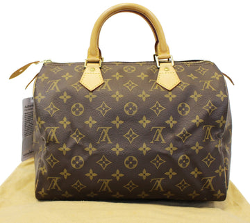 LOUIS VUITTON  Handbag Monogram Speedy 30 Satchel