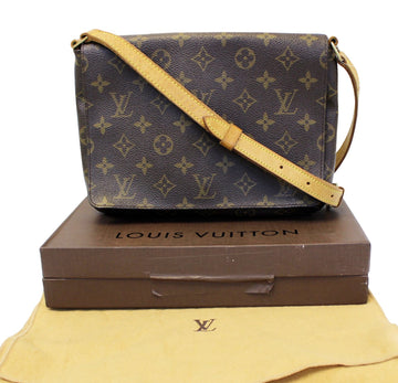 LOUIS VUITTON Monogram Canvas Mtte Tango Shoulder Crossbody Bag