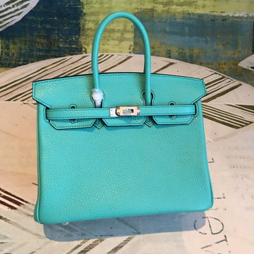Top Quality Birkin Light Blue For Women SiTop Qualityer Toned Hardware 9.8in/25cm