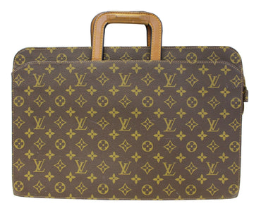 LOUIS VUITTON Monogram Canvas Brown Document Briefcase Bag  - Sale