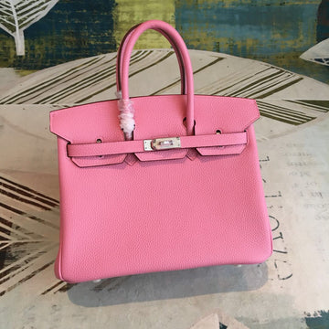 Top Quality Birkin Pink For Women SiTop Qualityer-Toned Hardware 11in/30cm