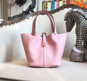 Top Quality Picotin Lock Pink For Women SiTop Qualityer Toned Hardwade 9in/23cm