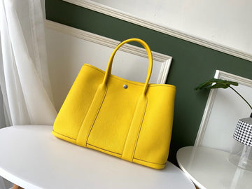 Top Quality Garden Party 36 Bag Yellow For Women, Handbags, Shoulder Bags 14.2in/36cm