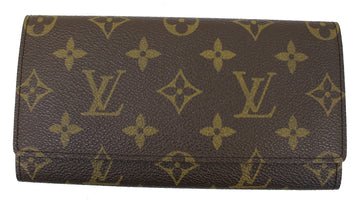 LOUIS VUITTON Credit Wallet  Monogram Canvas Porte Yen 3 Cartes