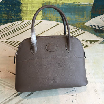 Top Quality Bolide Bag Blue For Women SiTop Qualityer Toned Hardware 12.6in/32cm