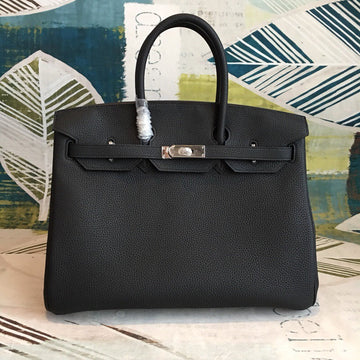 Top Quality Birkin Black For Women SiTop Qualityer Toned Hardware 11.8in/30cm
