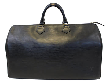 LOUIS VUITTON Speedy   Epi Leather  40 Black Satchel Bag
