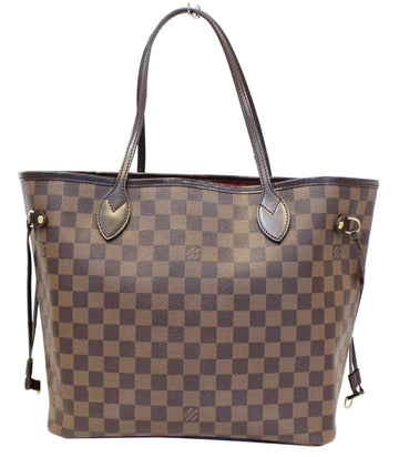 LOUIS VUITTON Damier Ebene Neverfull MM Tote Shoulder Bag