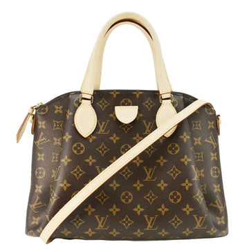 LOUIS VUITTON Rivoli MM Monogram Canvas Shoulder Bag Brown