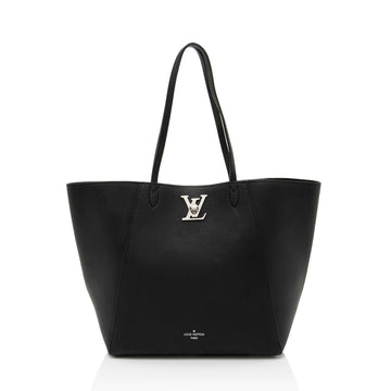 Louis Vuitton Calfskin Lockme Cabas Tote
