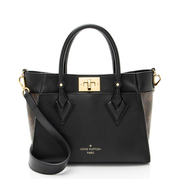 Louis Vuitton Calfskin Monogram Canvas On My Side PM Tote