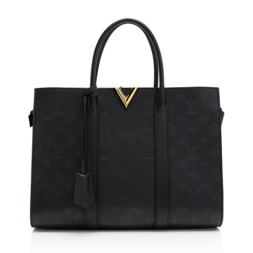 Louis Vuitton Cuir Plume Very GM Tote (SHF-Qik14X)