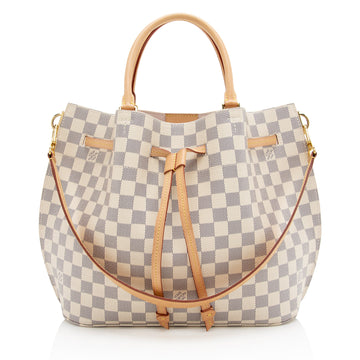 Louis Vuitton Damier Azur Girolata Tote (SHF-22961)