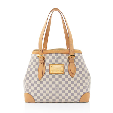 Louis Vuitton Damier Azur Hampstead MM Tote (SHF-GzhOZX)