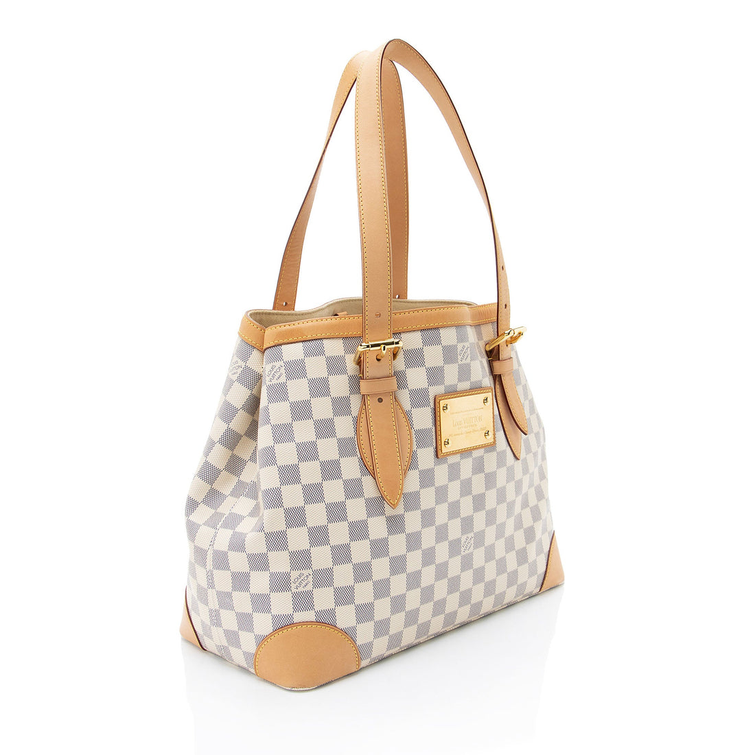 Louis Vuitton Damier Azur Hampstead MM Tote (SHF-GzhOZX)