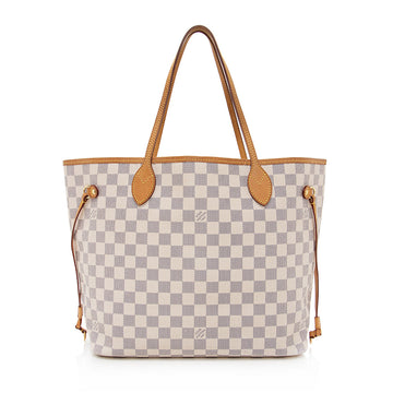 Louis Vuitton Damier Azur Neverfull MM Tote (SHF-19910)