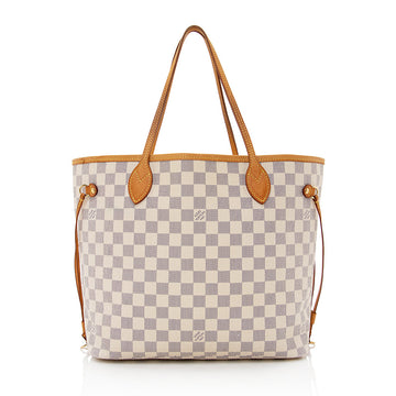 Louis Vuitton Damier Azur Neverfull MM Tote (SHF-20798)