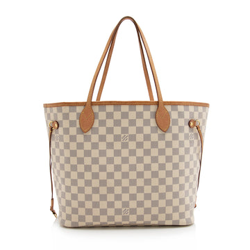 Louis Vuitton Damier Azur Neverfull MM Tote (SHF-22352)