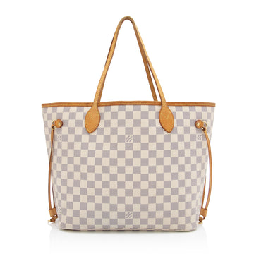 Louis Vuitton Damier Azur Neverfull MM Tote (SHF-UaNXaa)
