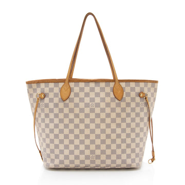Louis Vuitton Damier Azur Neverfull MM Tote (SHF-ZJ7yDe)