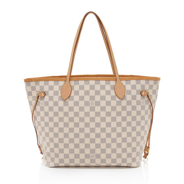 Louis Vuitton Damier Azur Neverfull MM Tote