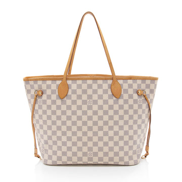 Louis Vuitton Damier Azur Neverfull MM Tote - FINAL SALE (SHF-rTmIzS)
