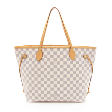 Louis Vuitton Damier Azur Neverfull MM Tote
