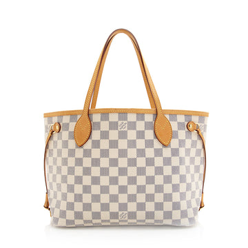 Louis Vuitton Damier Azur Neverfull PM Tote (SHF-20349)