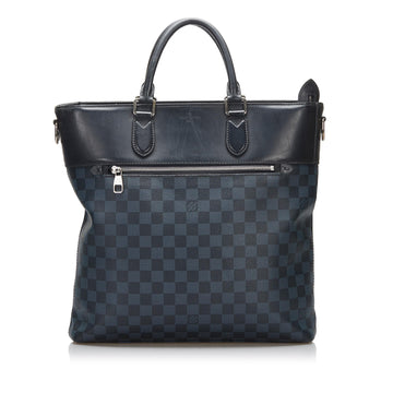 Louis Vuitton Damier Cobalt Newport Tote (SHG-bDPz9X)