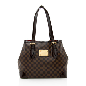 Louis Vuitton Damier Ebene Hampstead MM Tote - FINAL SALE (SHF-18016)
