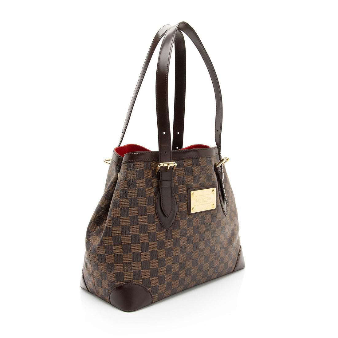Louis Vuitton Damier Ebene Hampstead MM Tote (SHF-beZ8jV)