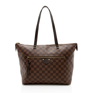 Louis Vuitton Damier Ebene Iena MM Tote (SHF-23445)