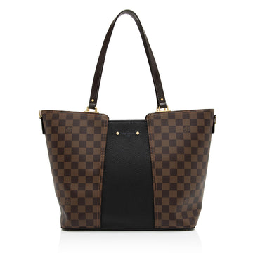 Louis Vuitton Damier Ebene Jersey Tote (SHF-2AG6WA)
