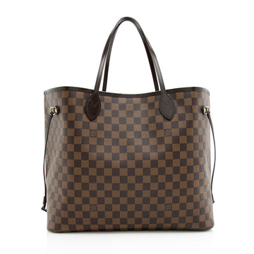 Louis Vuitton Damier Ebene Neverfull GM Tote (SHF-20137)