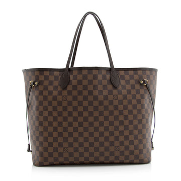 Louis Vuitton Damier Ebene Neverfull GM Tote (SHF-21286)