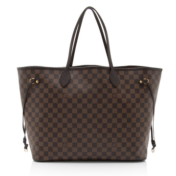 Louis Vuitton Damier Ebene Neverfull GM Tote (SHF-6HcWL8)