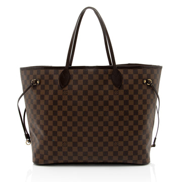 Louis Vuitton Damier Ebene Neverfull GM Tote (SHF-Ndo8o8)