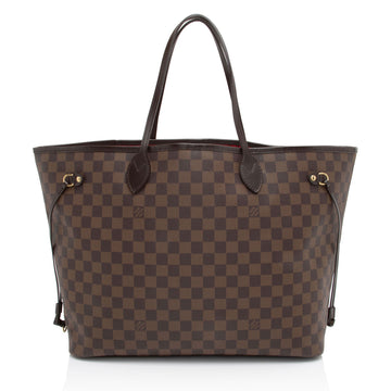 Louis Vuitton Damier Ebene Neverfull GM Tote (SHF-W1lxLu)