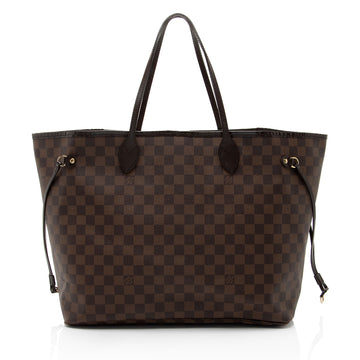 Louis Vuitton Damier Ebene Neverfull GM Tote (SHF-E3EZlr)