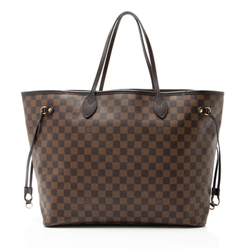 Louis Vuitton Damier Ebene Neverfull GM Tote