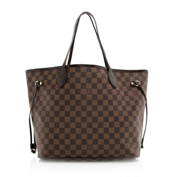 Louis Vuitton Damier Ebene Neverfull MM Tote (SHF-20026)