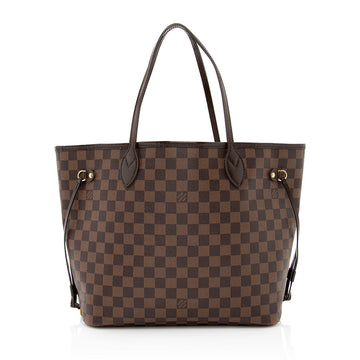Louis Vuitton Damier Ebene Neverfull MM Tote (SHF-21444)